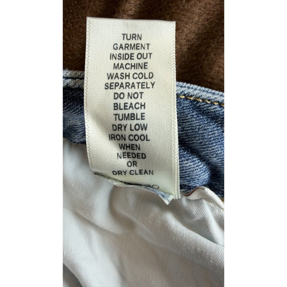 JEN7 by 7 For All Mankind High-Rise Ankle Straight Jeans Women’s Light Wash - Picture 9 of 11